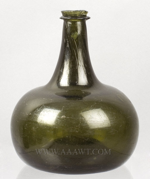 Blown Wine Bottle, Onion Bottle, Unsealed, Excellent Condition
English
1715, entire view